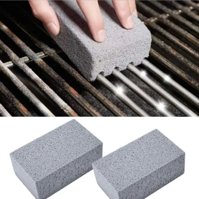 Nettoyant naturel pour barbecue, pierre ponce, tache d'huile, outils de cuisine en plein air, livres de barbecue, nuits de briques, T1