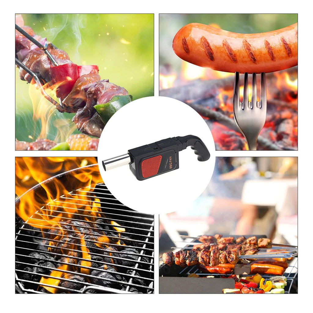 Le souffleur de barbecue portatif: flammes allumées en un clin d'oeil!