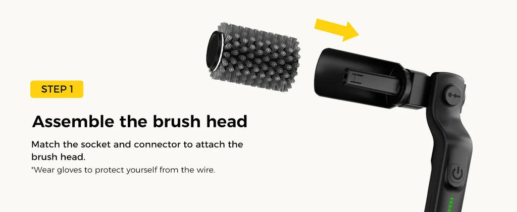 Brosse électrique pour barbecue avec têtes remplaçables, 180 ° Tête de brosse réglable pour le nettoyage des grils extérieurs et de la cuisine