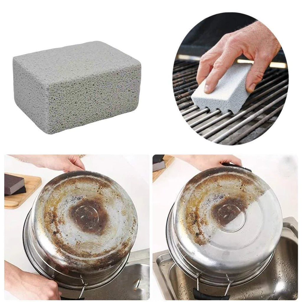 Nettoyant naturel pour barbecue, pierre ponce, tache d'huile, outils de cuisine en plein air, livres de barbecue, nuits de briques, T1