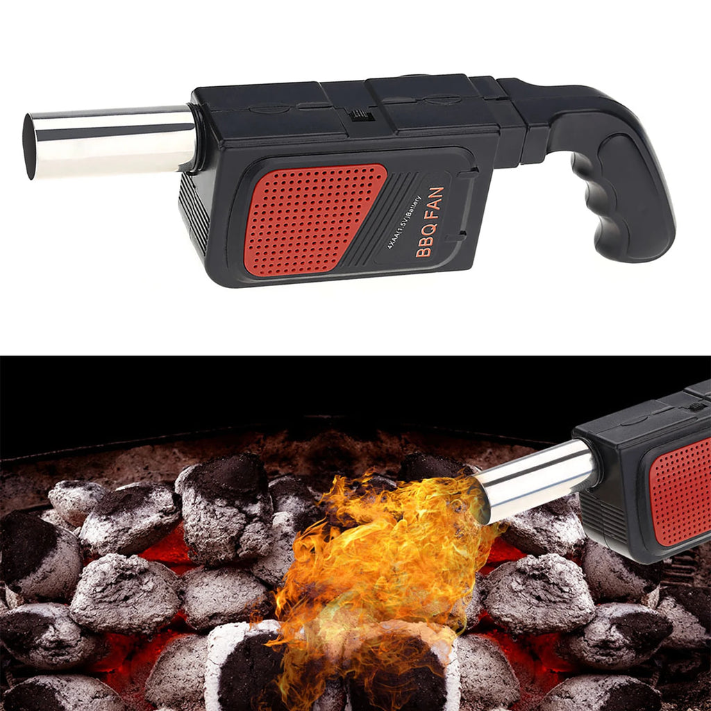 Le souffleur de barbecue portatif: flammes allumées en un clin d'oeil!