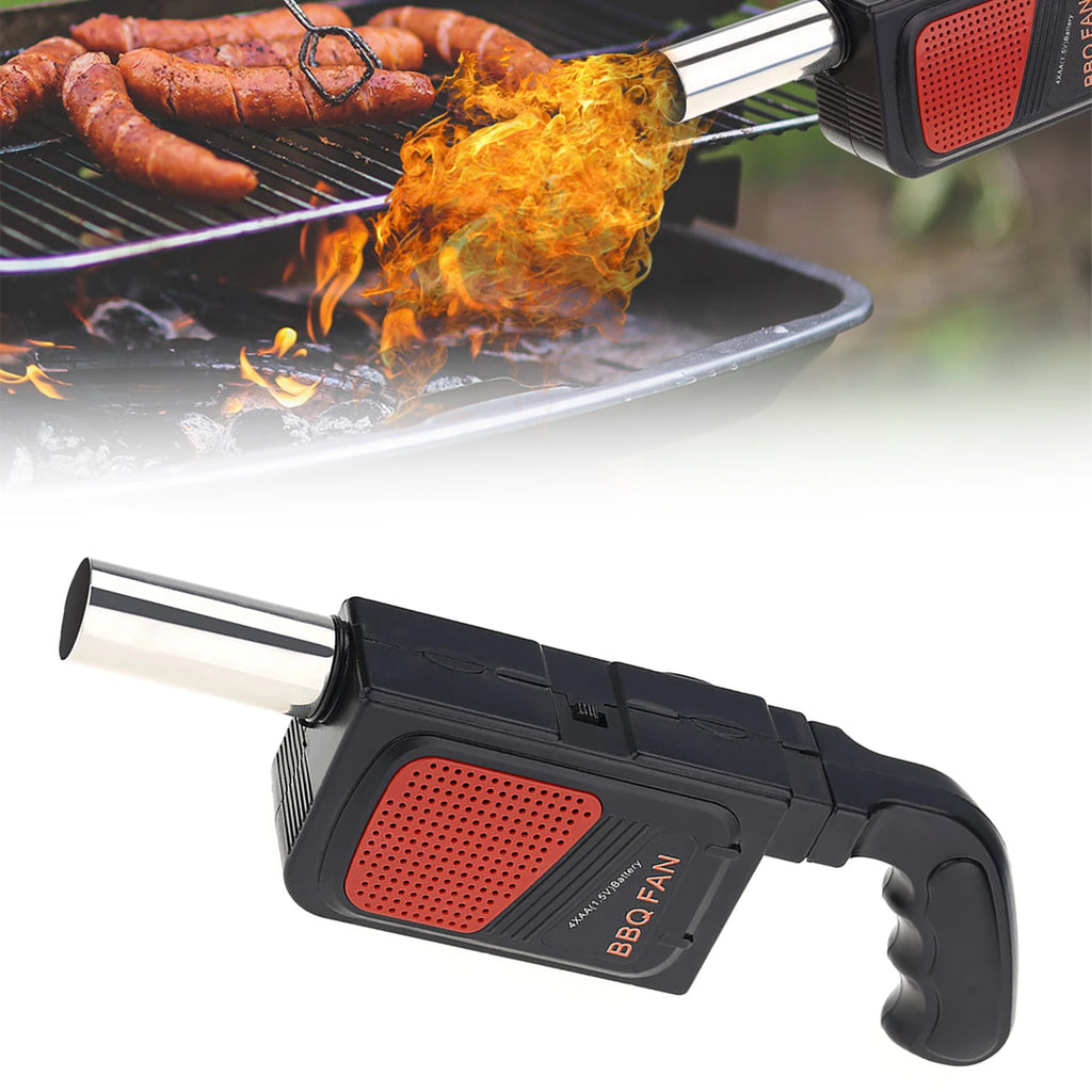 Le souffleur de barbecue portatif: flammes allumées en un clin d'oeil!